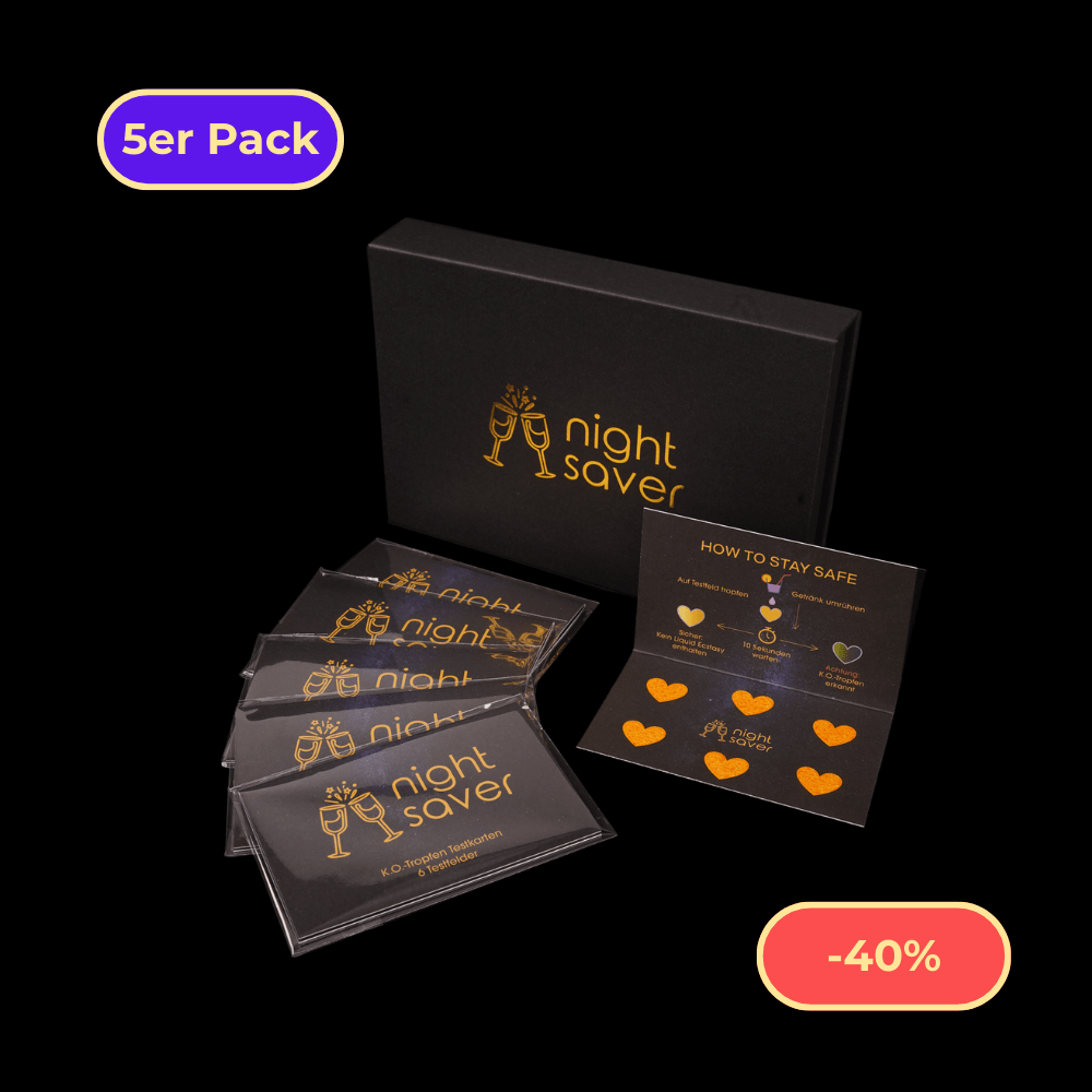 K.O. - Tropfen Testkarten Night Saver Premium Bundle - Night Saver